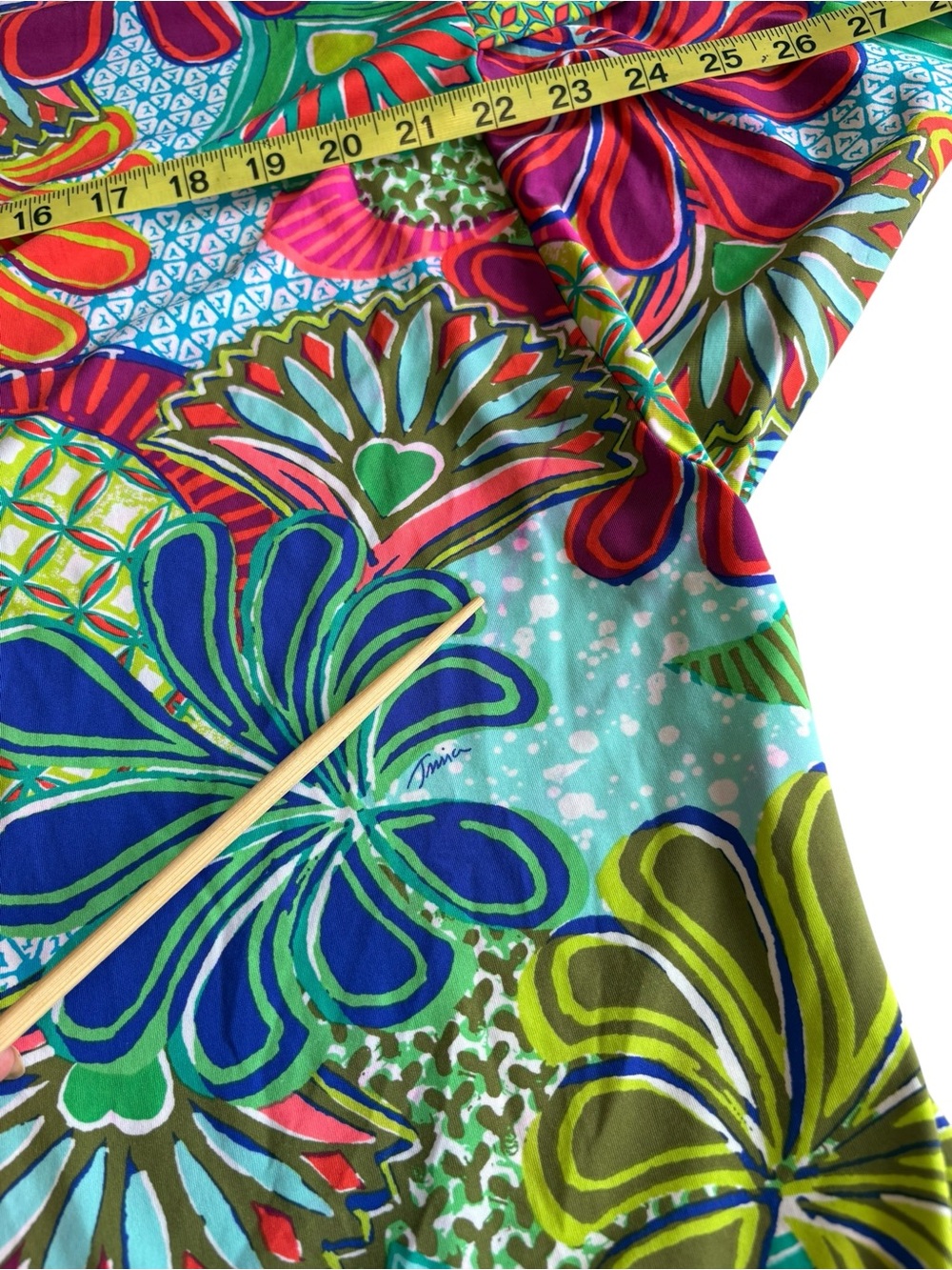 Trina Turk Small Swim Cover Up Tropical Floral Batwing Sleeve Tunic Beach - Picture 11 of 16